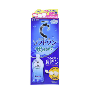 ROHTO 乐敦 C3多功能隐形眼镜护理液 保湿版 500ml