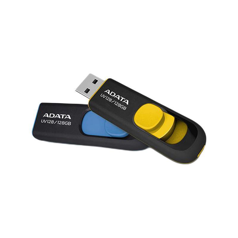 ADATA 威刚 AUV128 USB3.2 U盘 黑色 32GB USB-A