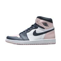 AIR JORDAN 正代系列 Air Jordan 1 Retro HI OG 女子篮球鞋 DD9335-641 641大气浅粉/黑曜石色/白色/激光粉 35.5