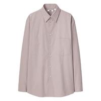 UNIQLO 优衣库 U系列 男女款长袖衬衫 442942 桃红色 S