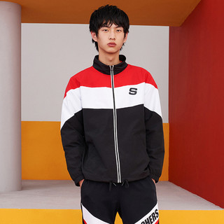 SKECHERS 斯凯奇 男子运动夹克 L420M195/001W 赛车红 L