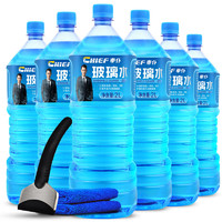 CHIEF 车仆 cp1127 液体玻璃水 -25℃ 2L 6瓶装