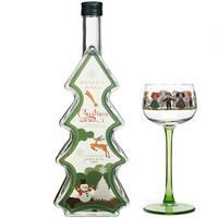 雷司令 Amormoon 慕月 雷司令 超丨圣诞树雷司令葡萄酒8度 甜白葡萄酒圣诞酒500ml 小人杯1个