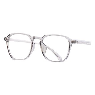 潮库 D161 透灰色TR90眼镜框+1.74折射率 防蓝光镜片