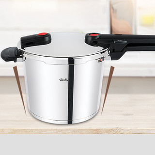 Fissler 菲仕乐 高压锅(22cm、4.5L、304不锈钢、橙色沸点)