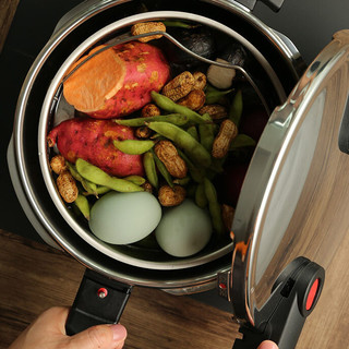 Fissler 菲仕乐 高压锅(22cm、4.5L、304不锈钢、橙色沸点)