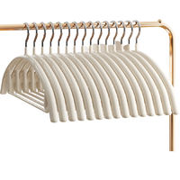 Joybos 佳帮手 无痕防滑浸胶衣架 二代加粗款 10个 奶油白