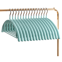 Joybos 佳帮手 无痕防滑浸胶衣架 二代加粗款 10个 晨雾绿