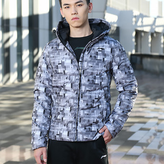 LI-NING 李宁 男子运动羽绒服 AYMN087-2 深灰色 L