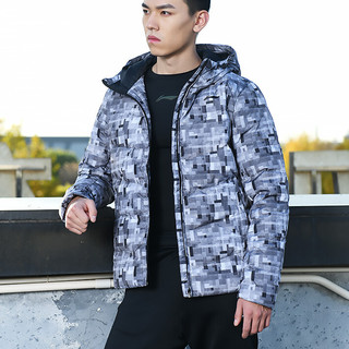 LI-NING 李宁 男子运动羽绒服 AYMN087-2 深灰色 XXL