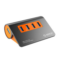 ORICO 奥睿科 脑集线器一拖四 USB3.1 灰色