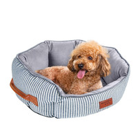 移动端、京东百亿补贴：憨憨宠 狗窝冬季猫窝可水洗加厚宠物窝法斗泰迪狗窝中小型犬狗垫子沙发狗床猫咪狗狗宠物用品