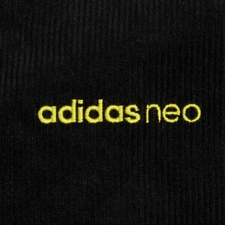 adidas NEO 笑脸系列 U Smly Jkt 中性运动夹克 H58046 黑色 L