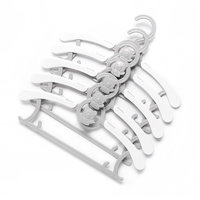 jielipu 洁丽仆 儿童伸缩衣架 10个 灰色