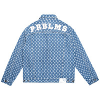 PRBLMS 不成问题 男女款夹克外套 P021SS-LHPDJ1 蓝色 XL