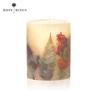 美国ROSY RINGS 5-9英寸植物香薰蜡烛植物内嵌进口生日礼物摆件