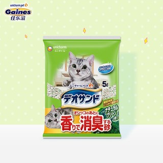 Gaines 佳乐滋 凝团膨润土猫砂清爽庭园香5L（约4.5kg）通用型