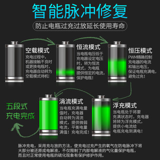 汽车电瓶充电器12V24V伏大功率全自动智能修复型纯铜摩托车通用