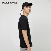 JackJones杰克琼斯outlets男装卡通印花潮流时尚百搭圆领短袖T恤