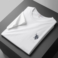 U.S. POLO ASSN.夏季男士短袖t恤百搭休闲圆领潮流潮牌冰丝上衣服