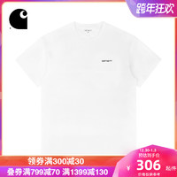 Carhartt WIP男装春夏经典LOGO字母刺绣短袖T恤025778G