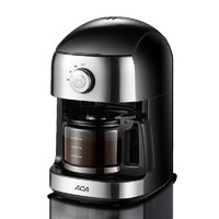 ACA 北美电器 咖啡机家用小型全自动研磨一体办公迷你美式磨豆机