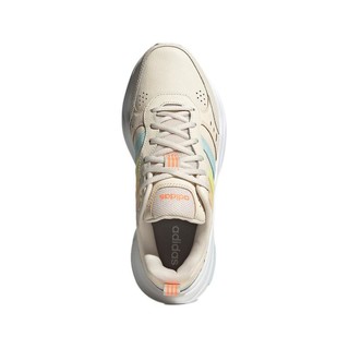 adidas 阿迪达斯 Strutter 女子跑鞋 GX6160 米黄/薄荷绿/橘色 38