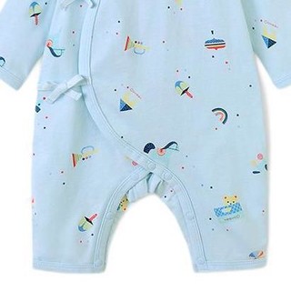 YeeHoO 英氏 YLHAJ01024A 婴儿连体衣 和哈款 微蓝色 66cm