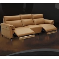 KUKa 顾家家居 意式现代轻奢电动真皮沙发DK.6050 3双2电动