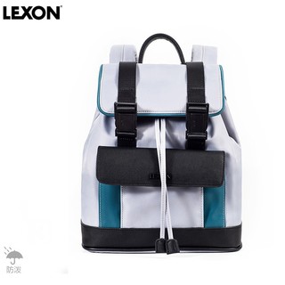 乐上 LEXON双肩包女小清新韩版书包ipad平板电脑包休闲出街旅行背包送女友 2208S银色