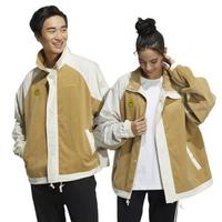 adidas NEO U SMLY JKT 笑脸联名款 中性运动夹克 H58045 黄/白 XS