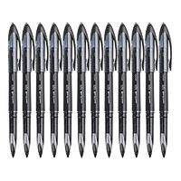 uni 三菱铅笔 UBA-188M 拔帽中性笔 黑色 0.5mm 12支装