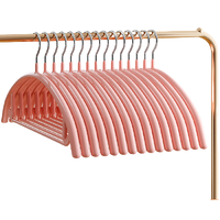 Joybos 佳帮手 无痕防滑浸胶衣架 二代加粗款 30个 慕斯粉