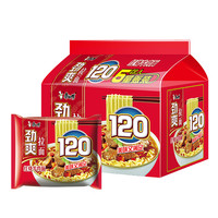 康师傅 劲爽拉面 120 红烧牛肉面 5袋