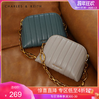 CHARLES & KEITH CHARLES＆KEITH女士CK2-80270643质感压纹手提口金包