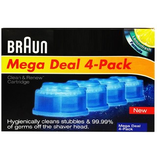 BRAUN 博朗 Mega Deal 4-Pack 剃须刀清洁液