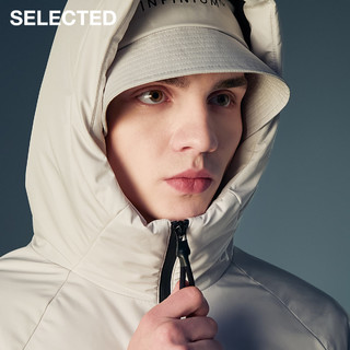 SELECTED思莱德冬季GORE-TEX INFINIUM™连帽棉服外套|420422014（185/104A/XL、黑色BLACK）