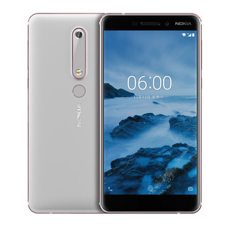 NOKIA 诺基亚 6 新版 4G手机 4GB+64GB 银白色