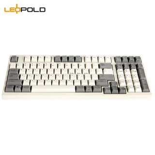 利奥博德 LEOPOLD 静电容系列键盘 66键/98键 静音版 日本制造 FC980C 灰白（30g）