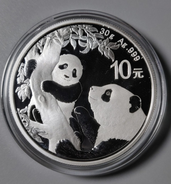 2021年 30克 熊猫银币