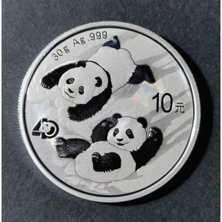 2022年 30克 熊猫银币