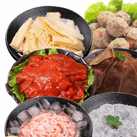 好拾味 火锅食材组合装 1.08kg（脆爽鸭肠200g+牛毛肚150g+潮汕牛肉丸250g+滑牛肉180g+牛黄喉150g+虾滑150g）