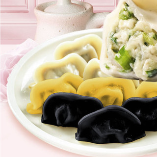 jiao xiao ge 饺小歌 水饺组合装 4口味 240g*4袋（鲅鱼水饺+墨鱼水饺+黄花鱼水饺+牛肉青椒菇水饺）