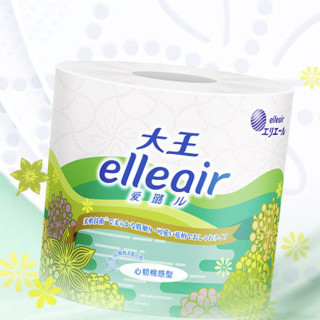 elleair 大王爱璐儿 心韧棉感型 有芯卷纸 京东专供款 3层*24卷