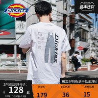 Dickies字母LOGO印花情侣款短袖t恤男 夏日休闲好搭舒适上衣8748