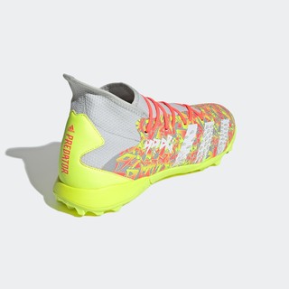 adidas 阿迪达斯 Predator Freak.3tf 中性足球鞋 H01388 灰黄红 44