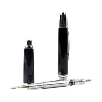 PILOT 百乐 钢笔 CAPLESS FC-1500R 银夹黑色 M尖 单支装