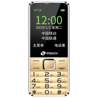 K-TOUCH 天语 T2A 移动联通版 2G手机 金色