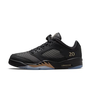 AIR JORDAN 正代系列 Air Jordan 5 Retro Low WF 男子篮球鞋 DJ1094-001 黑色/金属 43