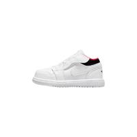 AIR JORDAN 正代系列 Jordan 1 Low Alt (TD) 儿童休闲运动鞋 CI3436-160 白色/黑色/红色 27码